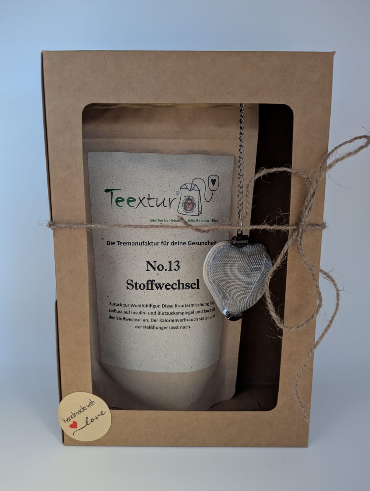 Weihnachtspaket III - Stoffwechsel / Teesieb Anhänger